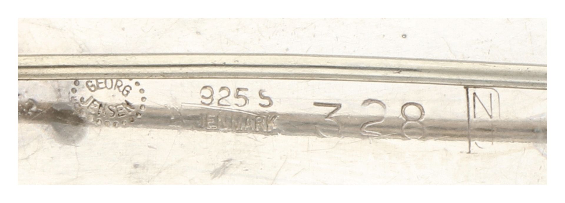 No Reserve - Georg Jensen Sterling silver brooch no. 328 - Bild 3 aus 3