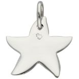 No Reserve - Pomellato sterling silver star-shaped pendant from the Dodo collection.