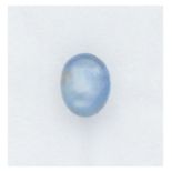 No Reserve - Certified natural unheated star sapphire of 3.26 ct.