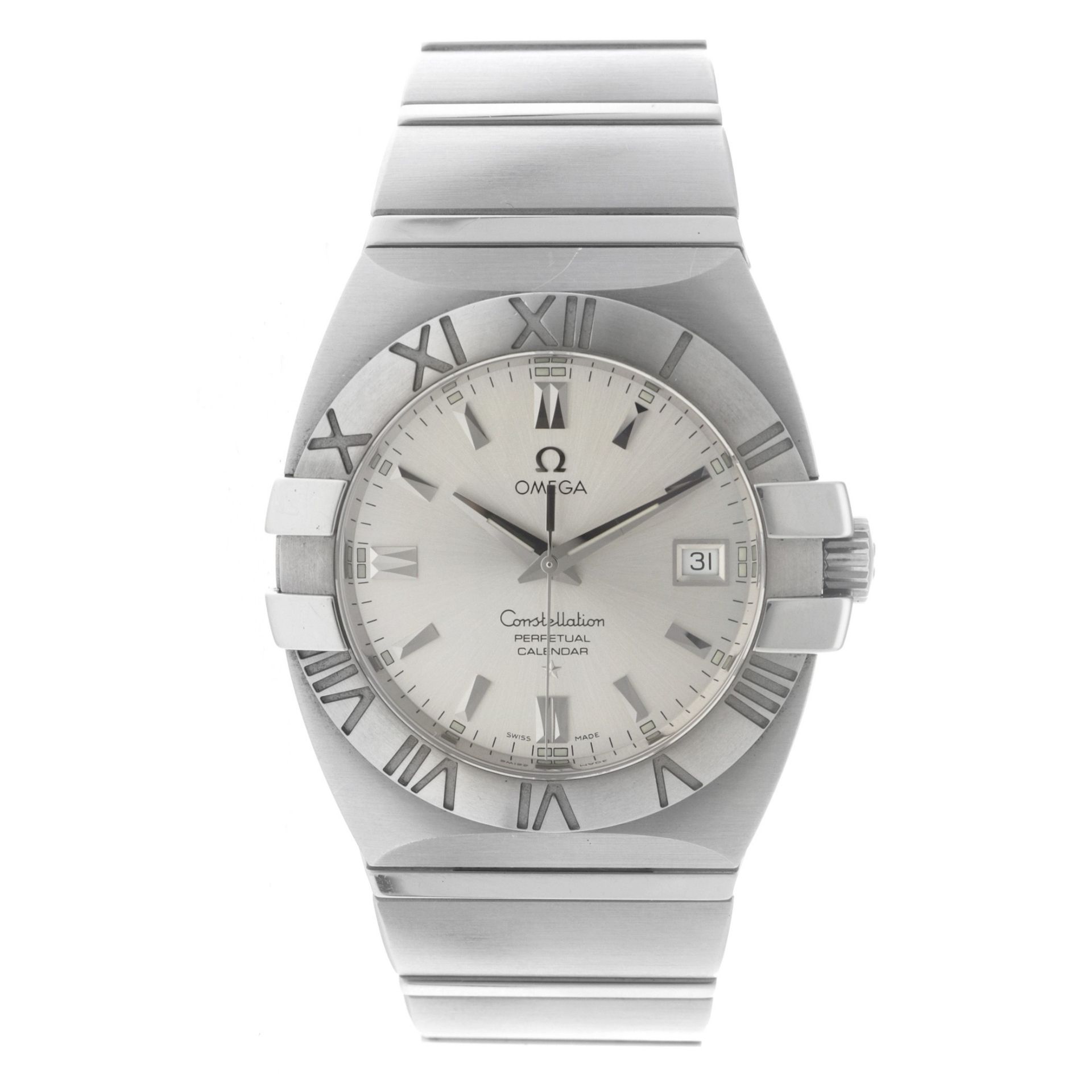 No Reserve - Omega Constellation Perpetual Calender 396.1203 - Men's watch.