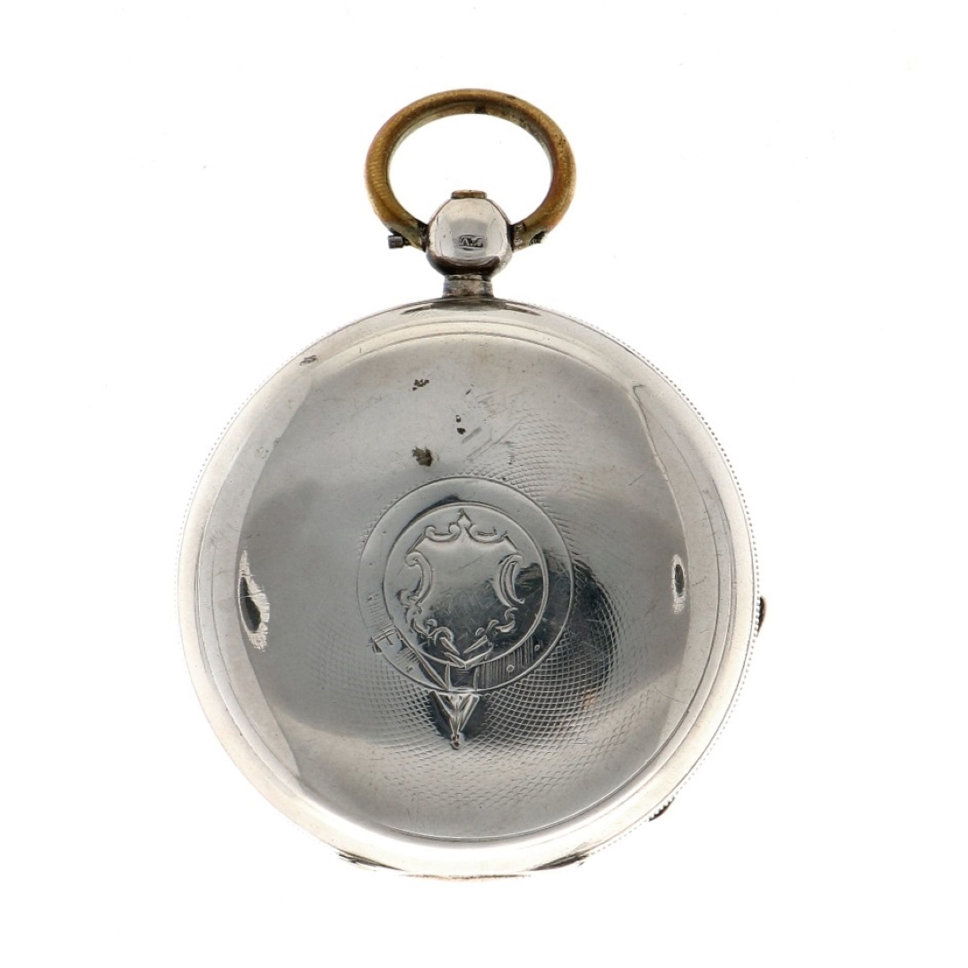 No Reserve - Waltham Mass. 925/1000 silver - Men's pocketwatch - approx. 1800 - 1850. - Bild 2 aus 5