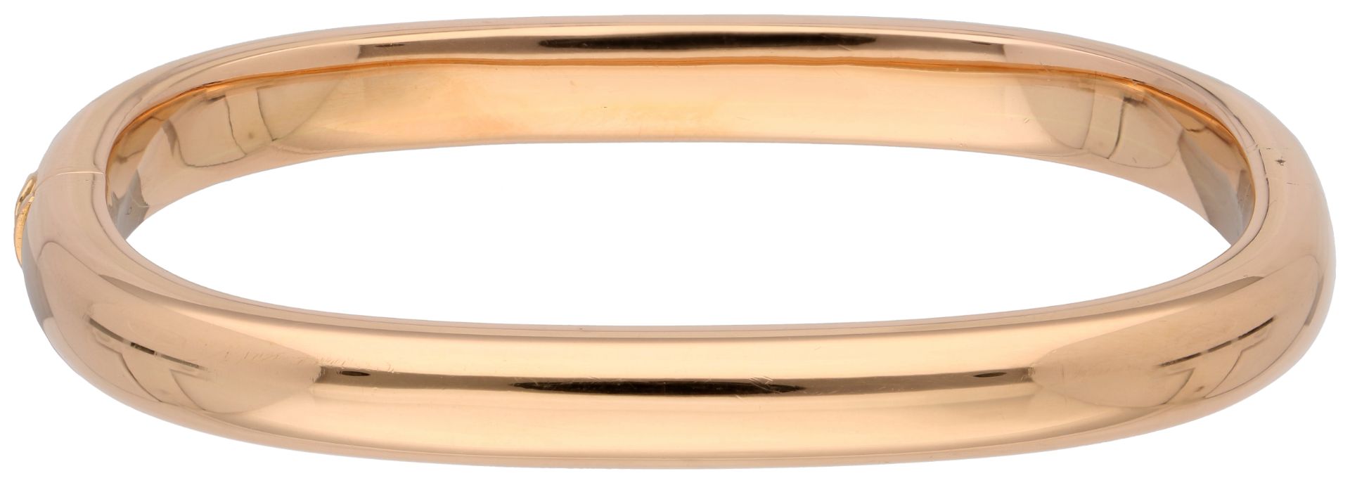 No Reserve - 18K Rose gold bangle bracelet. - Image 3 of 3
