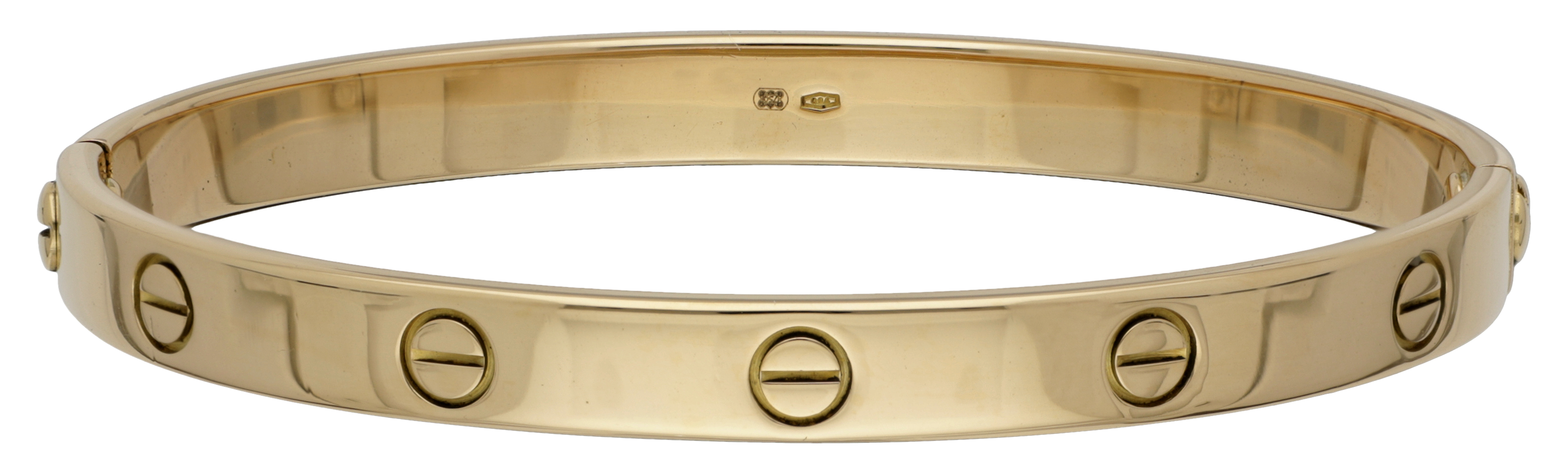 No Reserve - Cartier 18K yellow gold Love bracelet. - Image 2 of 4