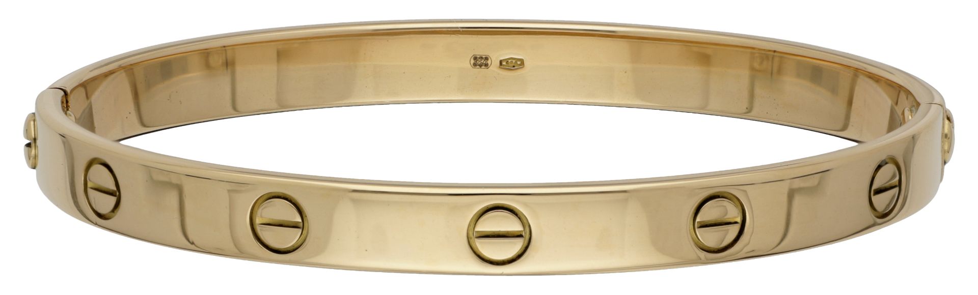 No Reserve - Cartier 18K yellow gold Love bracelet. - Bild 2 aus 4