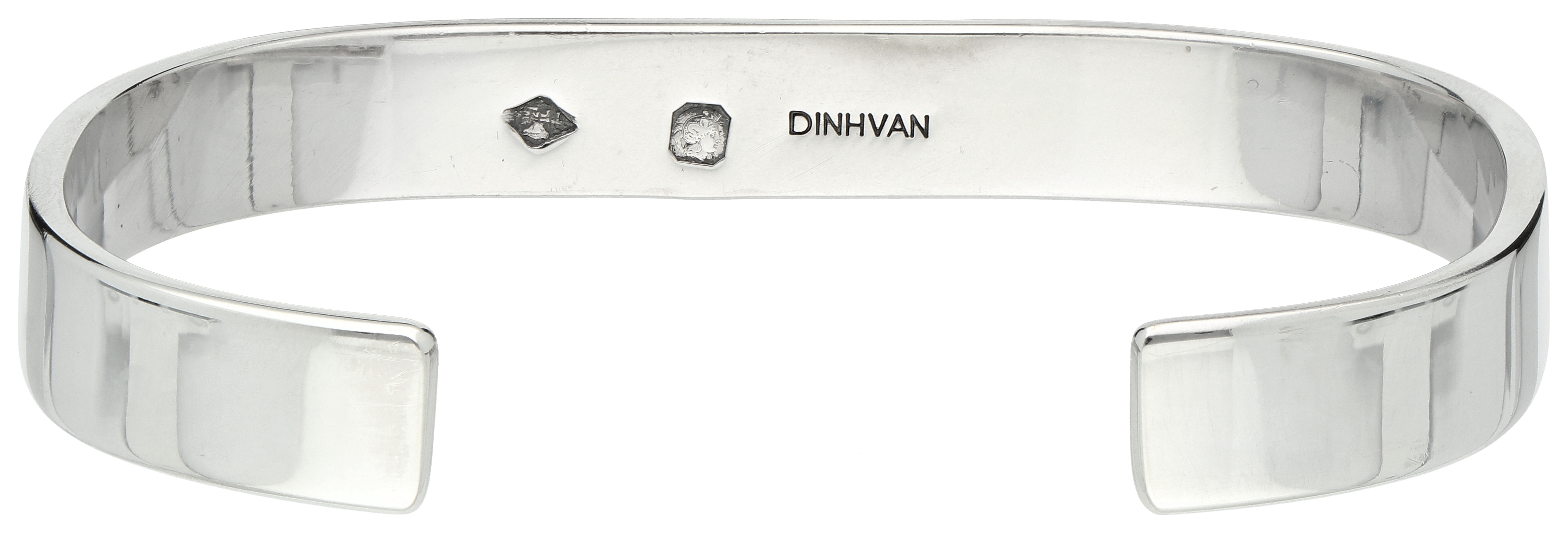 No Reserve - Dinh Van Sterling silver cuff bracelet. - Bild 2 aus 3