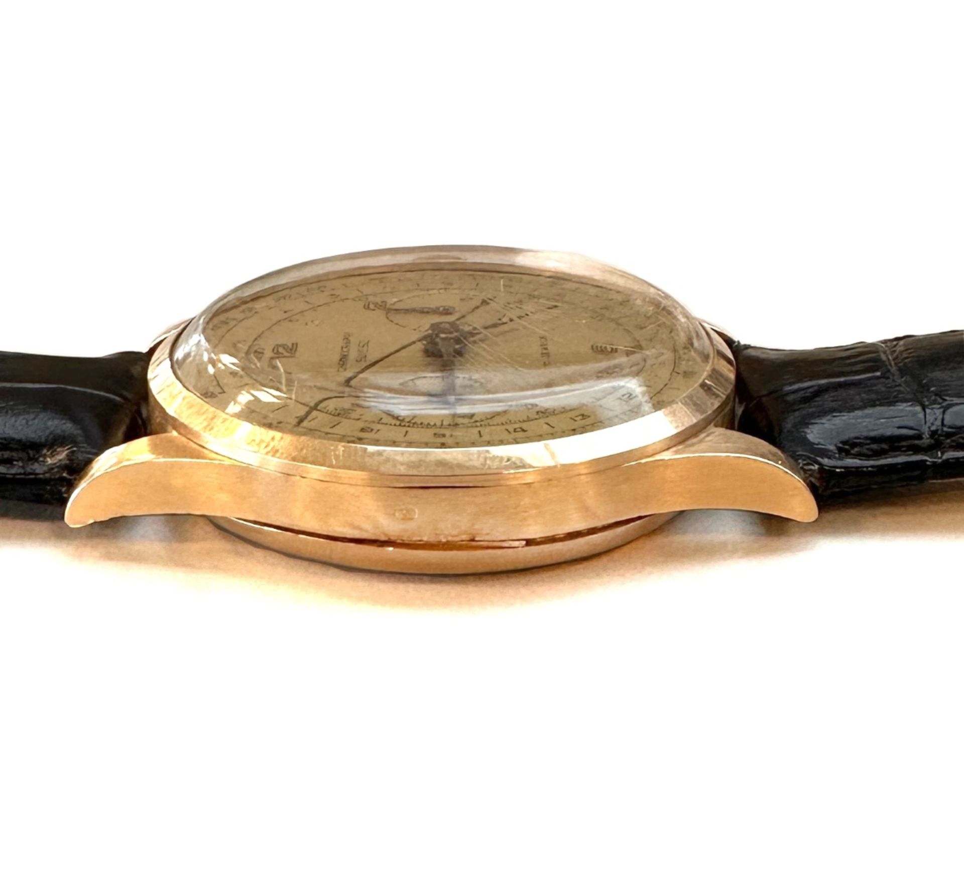 No Reserve - Chronograph Suisse 18K. - Men's watch.
 - Bild 6 aus 7