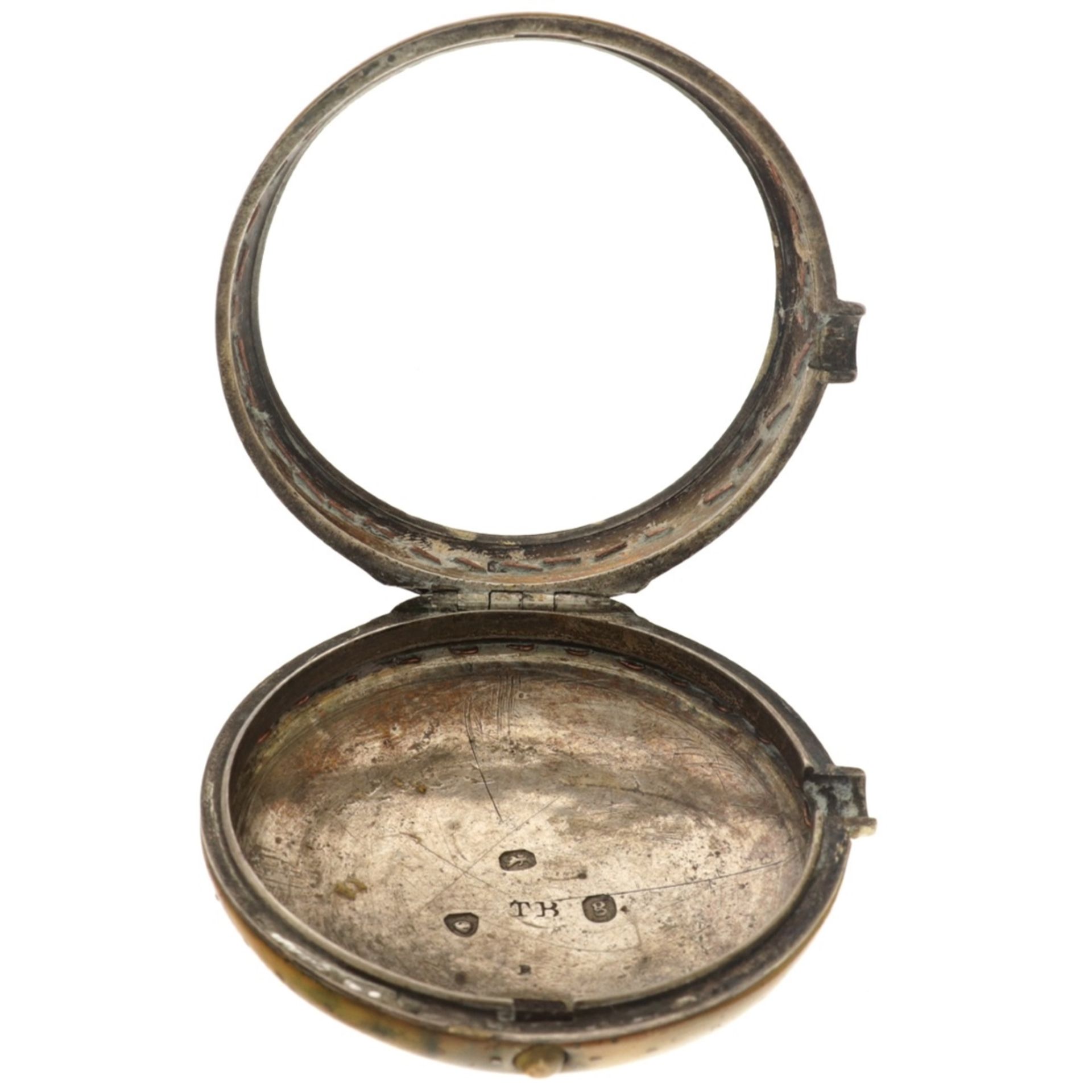 No Reserve - 'Huntercase' Silver (925/1000) - pocket watch case - approx. 1822, London.