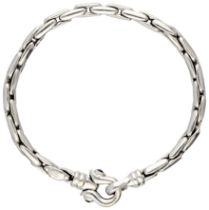 No Reserve - Gi.Ro.Vi. 18K white gold link bracelet.