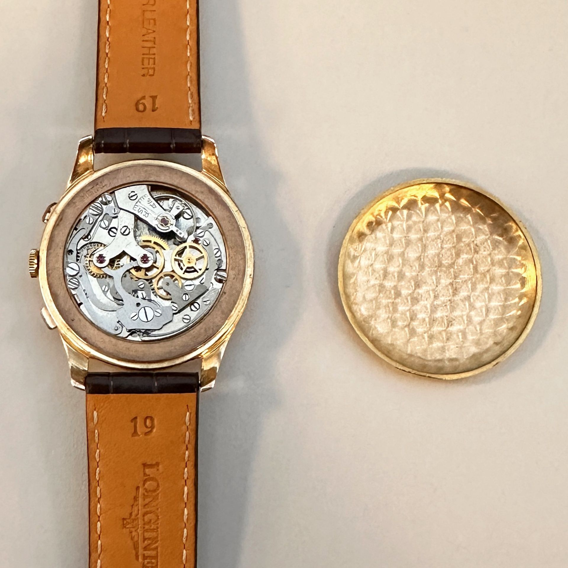 No Reserve - Relbi Chronograph Suisse (18K.) - Men's watch. - Bild 6 aus 6
