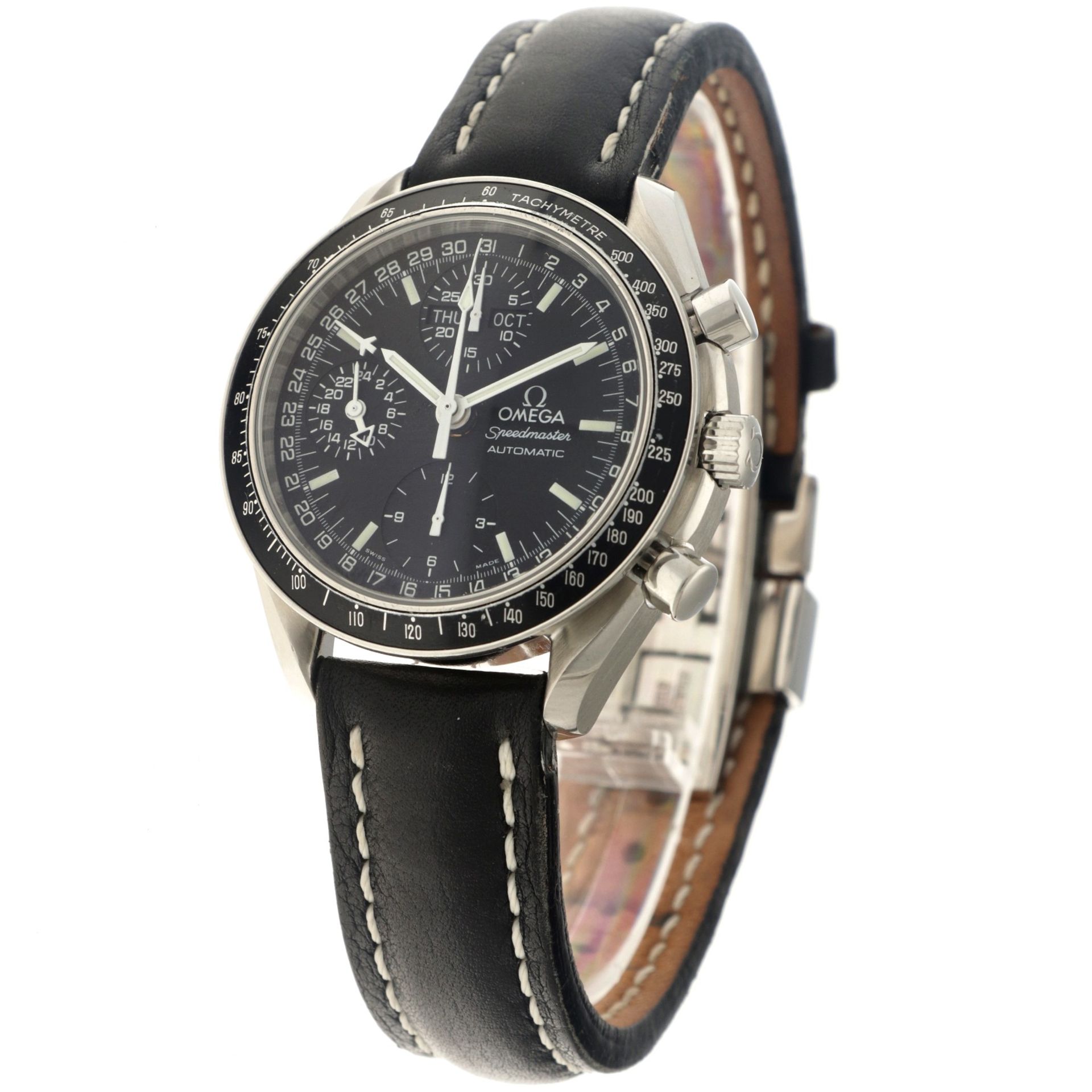 No Reserve - Omega Speedmaster Triple Date 175.0084 - Men's Watch - approx. 1998. - Image 2 of 6