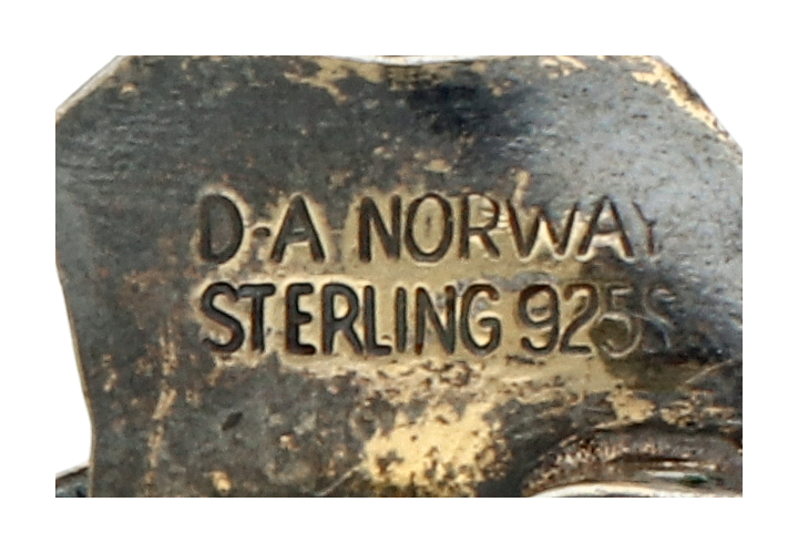 No Reserve - David Andersen sterling zilveren brooch - Image 3 of 4