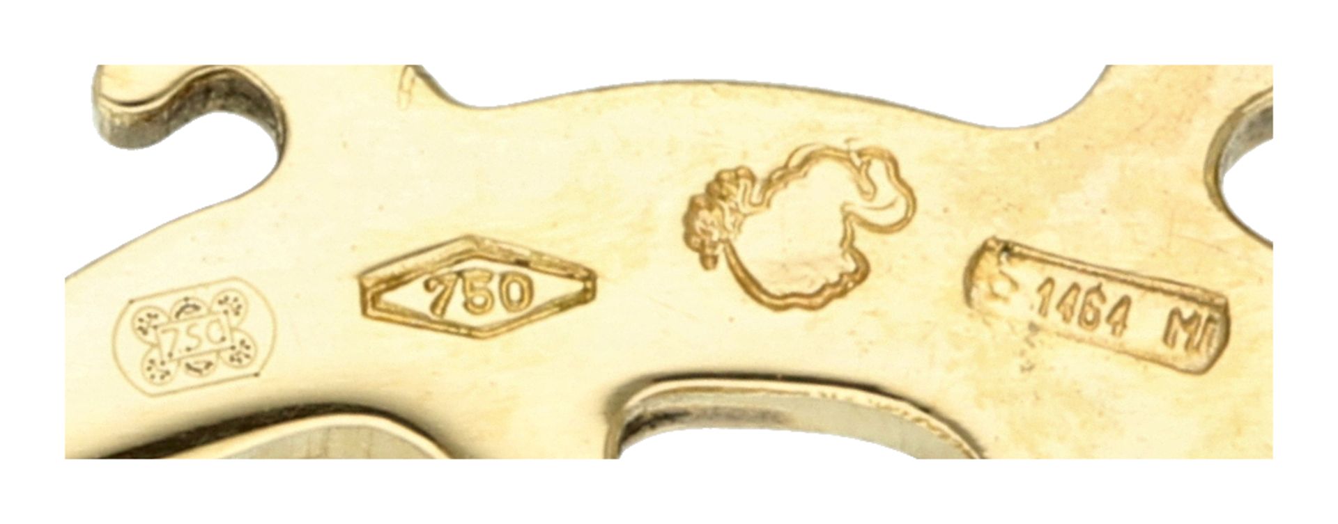 No Reserve - Pomellato 18K yellow gold DODO salamander pendant/charm - Image 3 of 3