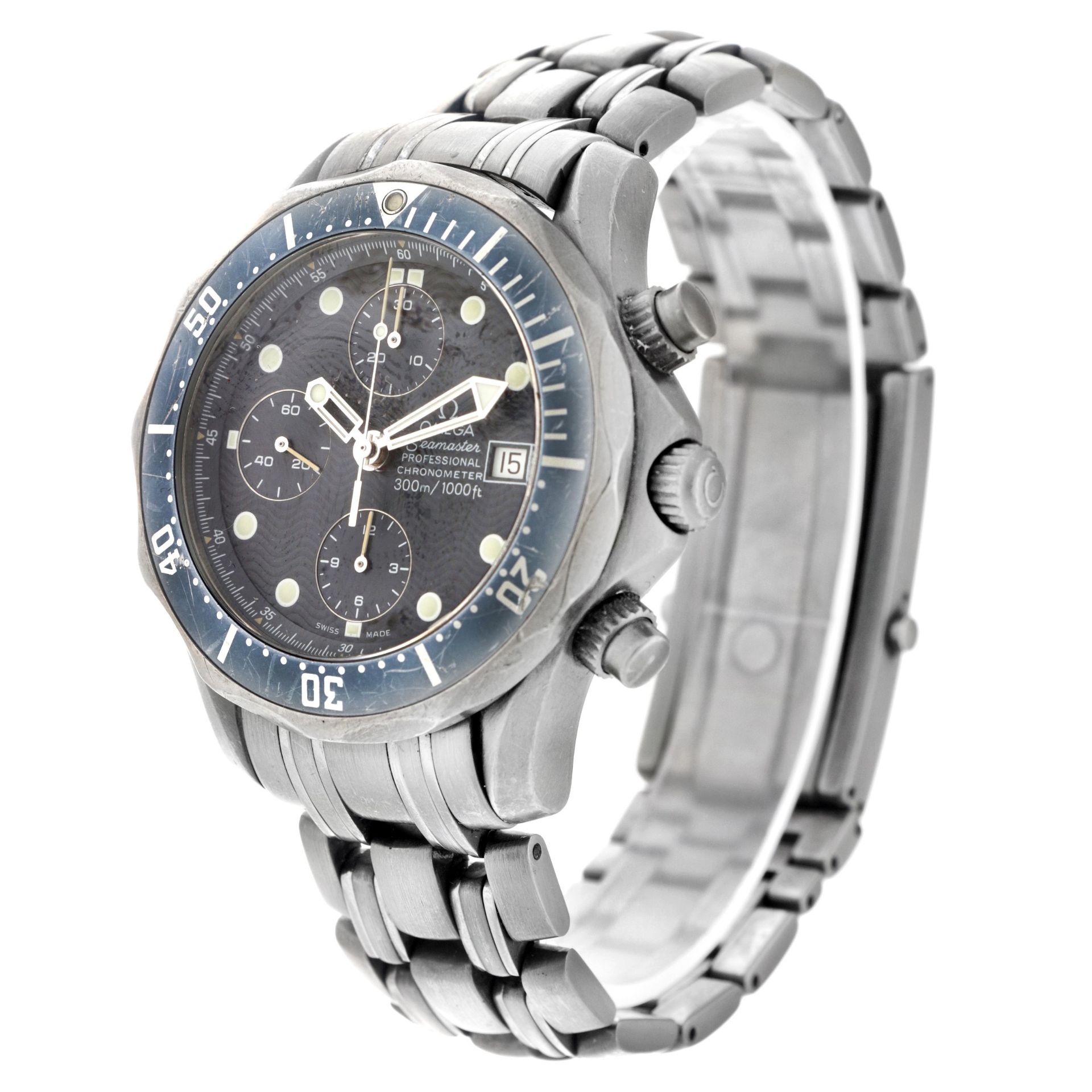 No Reserve - Omega Seamaster Professional 300m Chronograph 22988000 - Men's watch - 1997. - Bild 2 aus 5