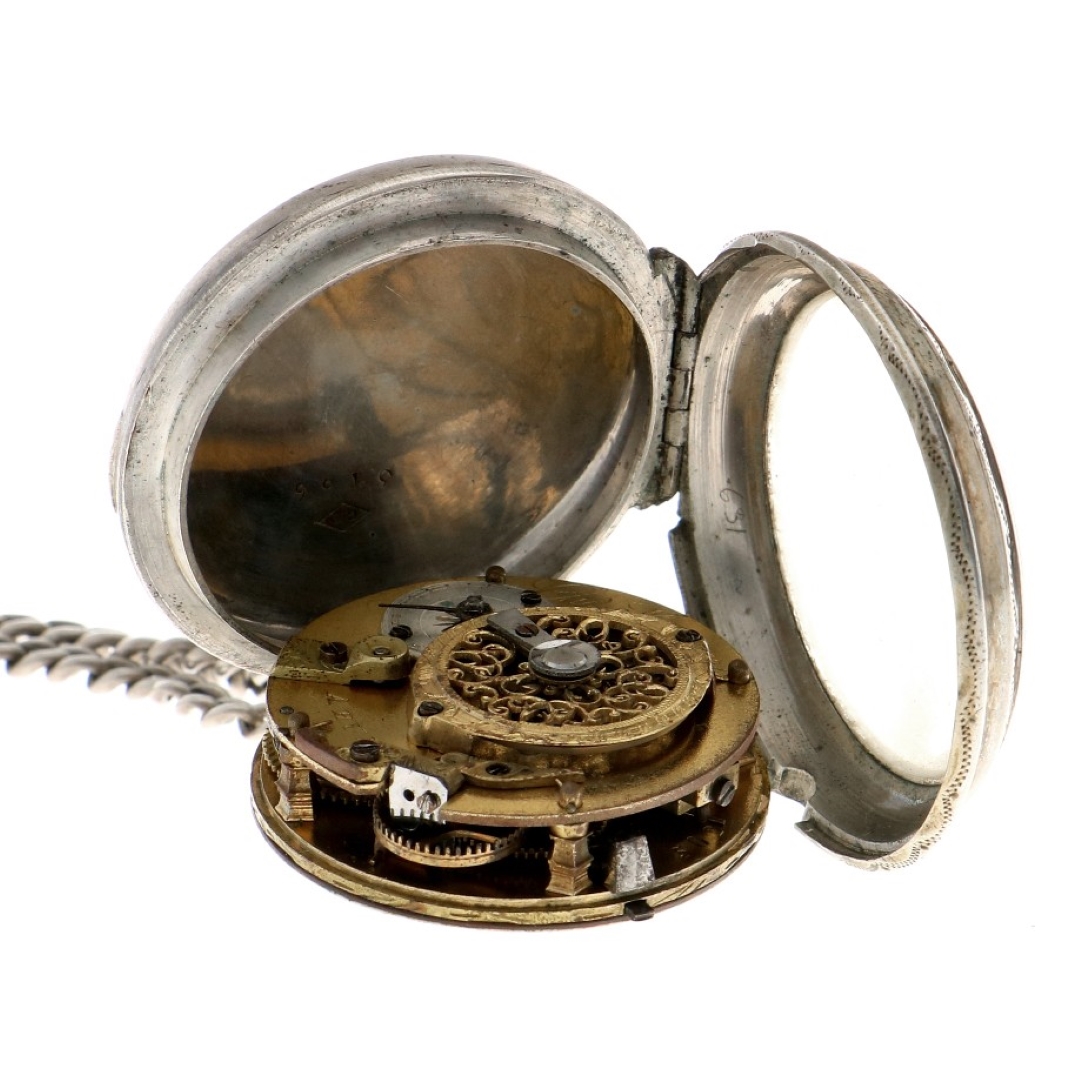 No Reserve - Ch. Thonon A Huy Verge Fusee - Men's pocketwatch. - Image 3 of 4