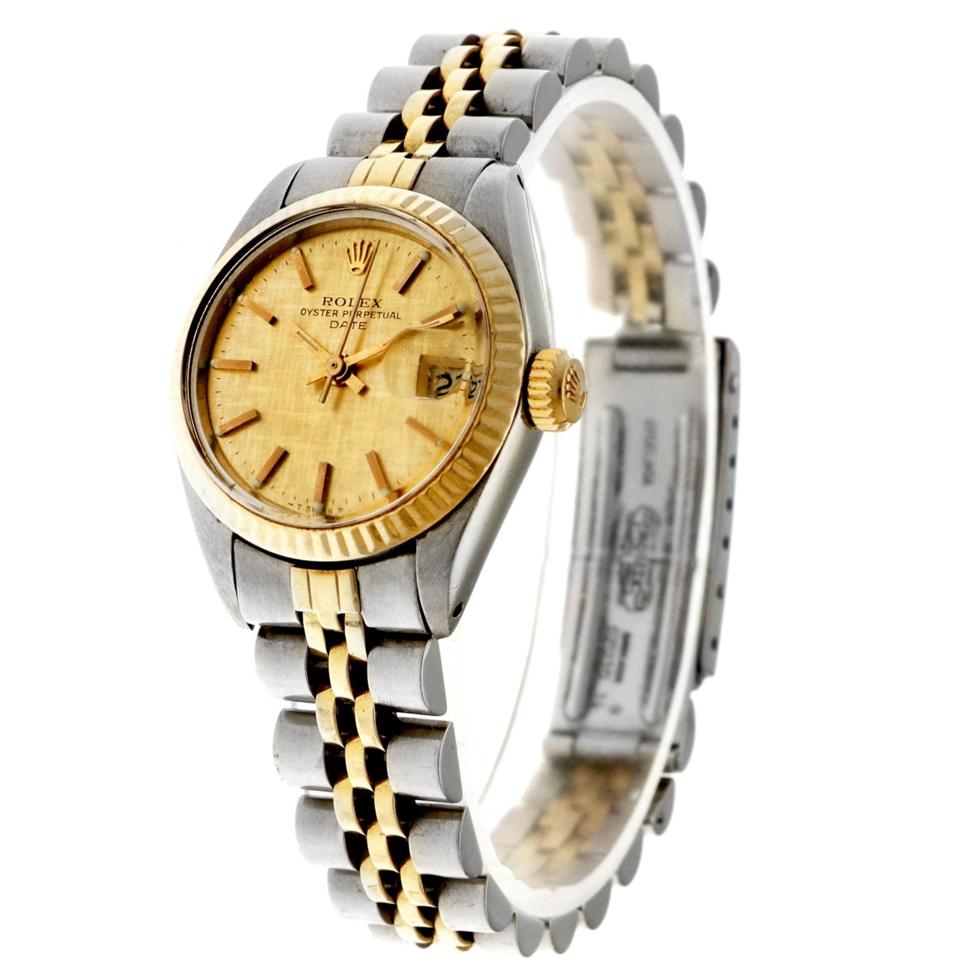 No Reserve - Rolex Date Lady 6917 "linen dial" - Ladies watch - approx. 1981. - Image 2 of 5