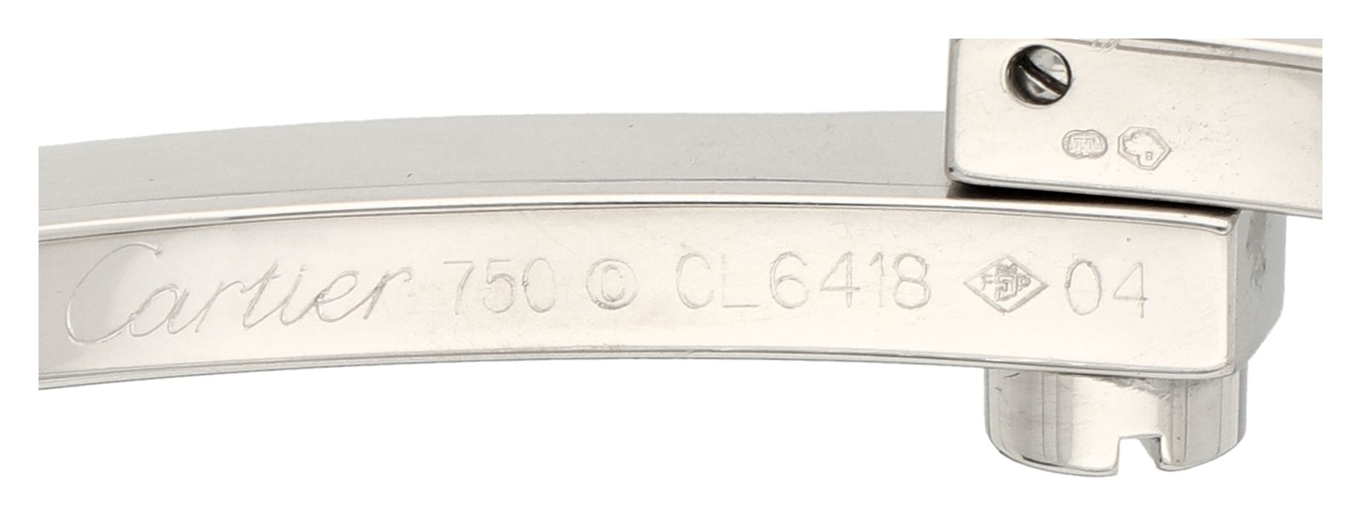 No Reserve - Cartier Menotte 18K white gold bracelet bangle and screwdriver. - Bild 4 aus 4