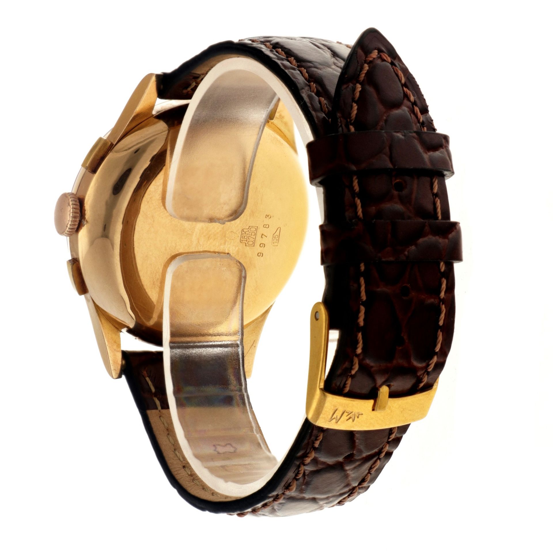 No Reserve - Titus Chronograph Suisse 18K. - Men's watch. - Image 3 of 6
