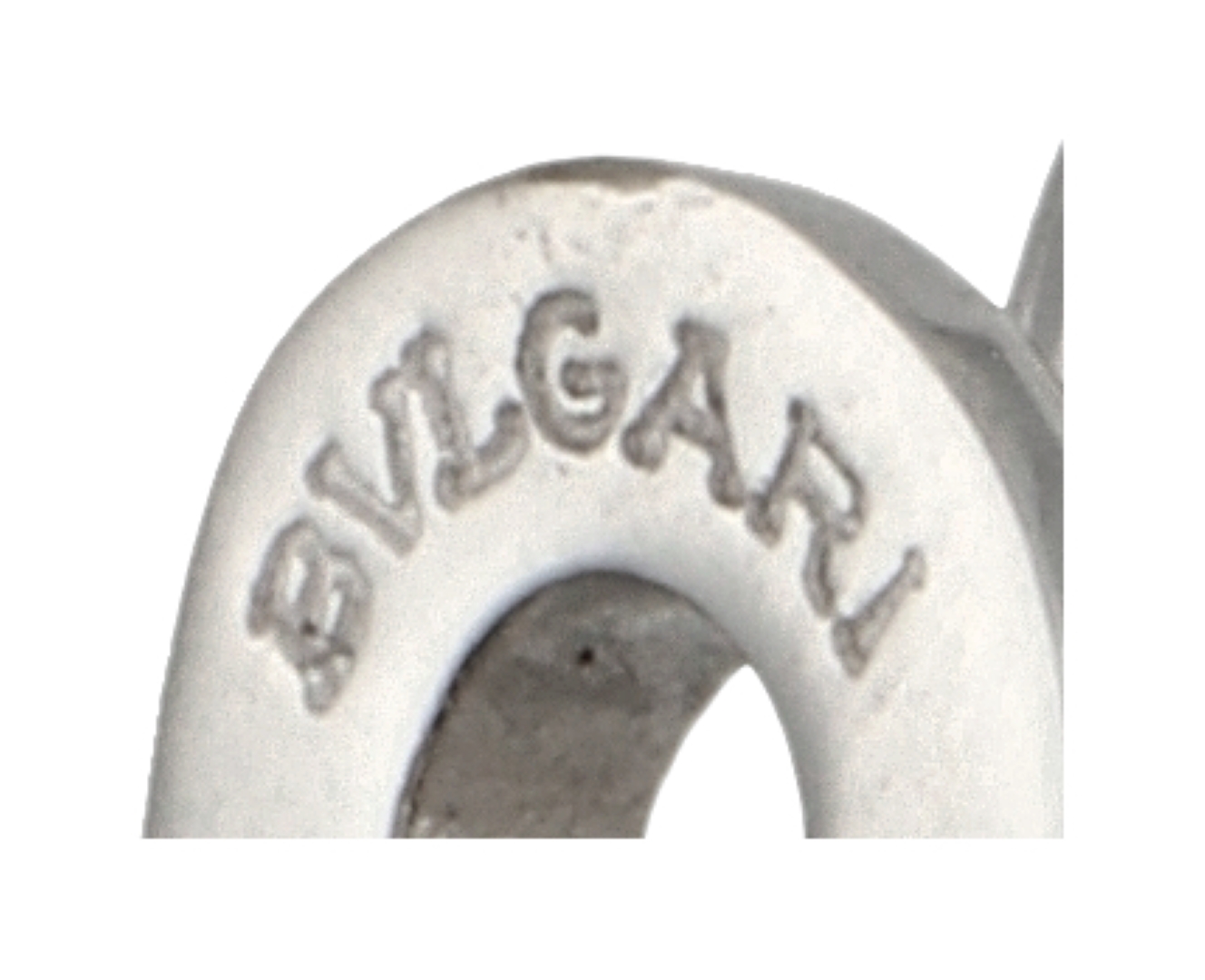 No Reserve - Bvlgari 18K white gold 'Parentesi' stud earrings set with approx. 0.52 ct. diamond. - Image 3 of 6