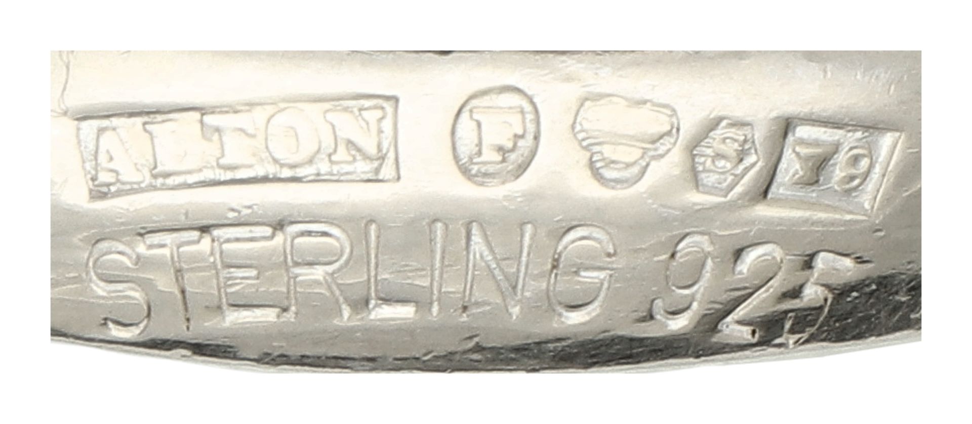 No Reserve - Alton silver link bracelet. - Bild 3 aus 3