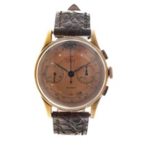 No Reserve - Titus Chronograph Suisse 18K. - Men's watch.