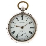 No Reserve - Waltham Mass. 925/1000 silver - Men's pocketwatch - approx. 1800 - 1850.