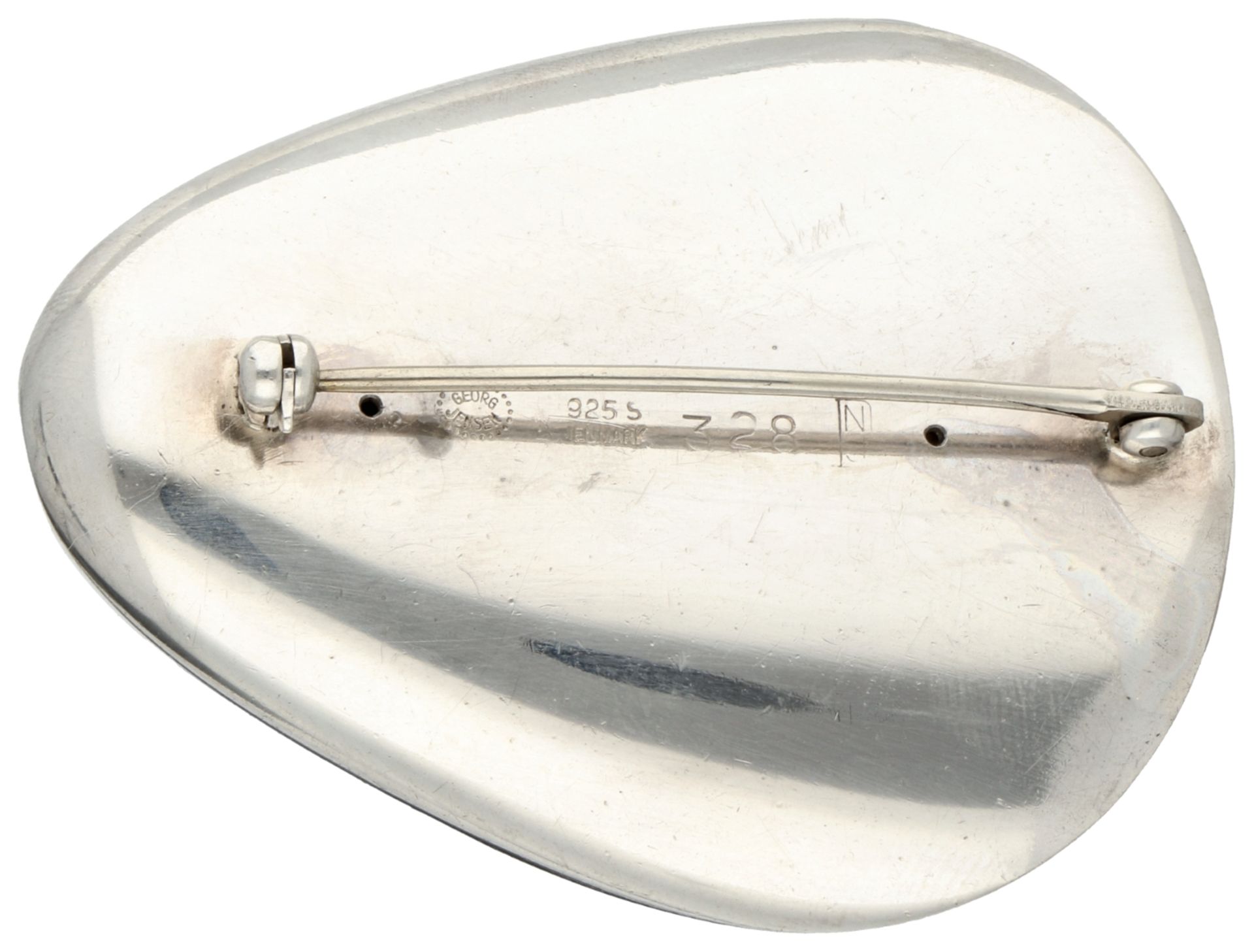 No Reserve - Georg Jensen Sterling silver brooch no. 328 - Bild 2 aus 3