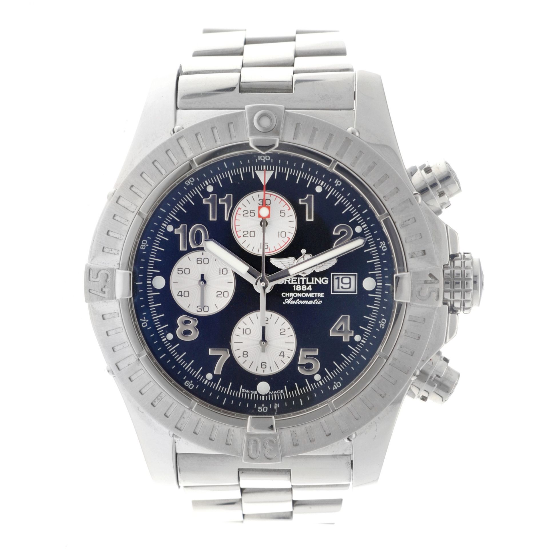 No Reserve - Breitling Super Avenger A13370 - Men's watch - 2006.