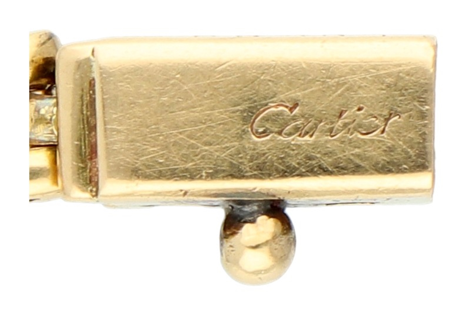No Reserve - Cartier 18K yellow gold Panthére link bracelet. - Image 4 of 4