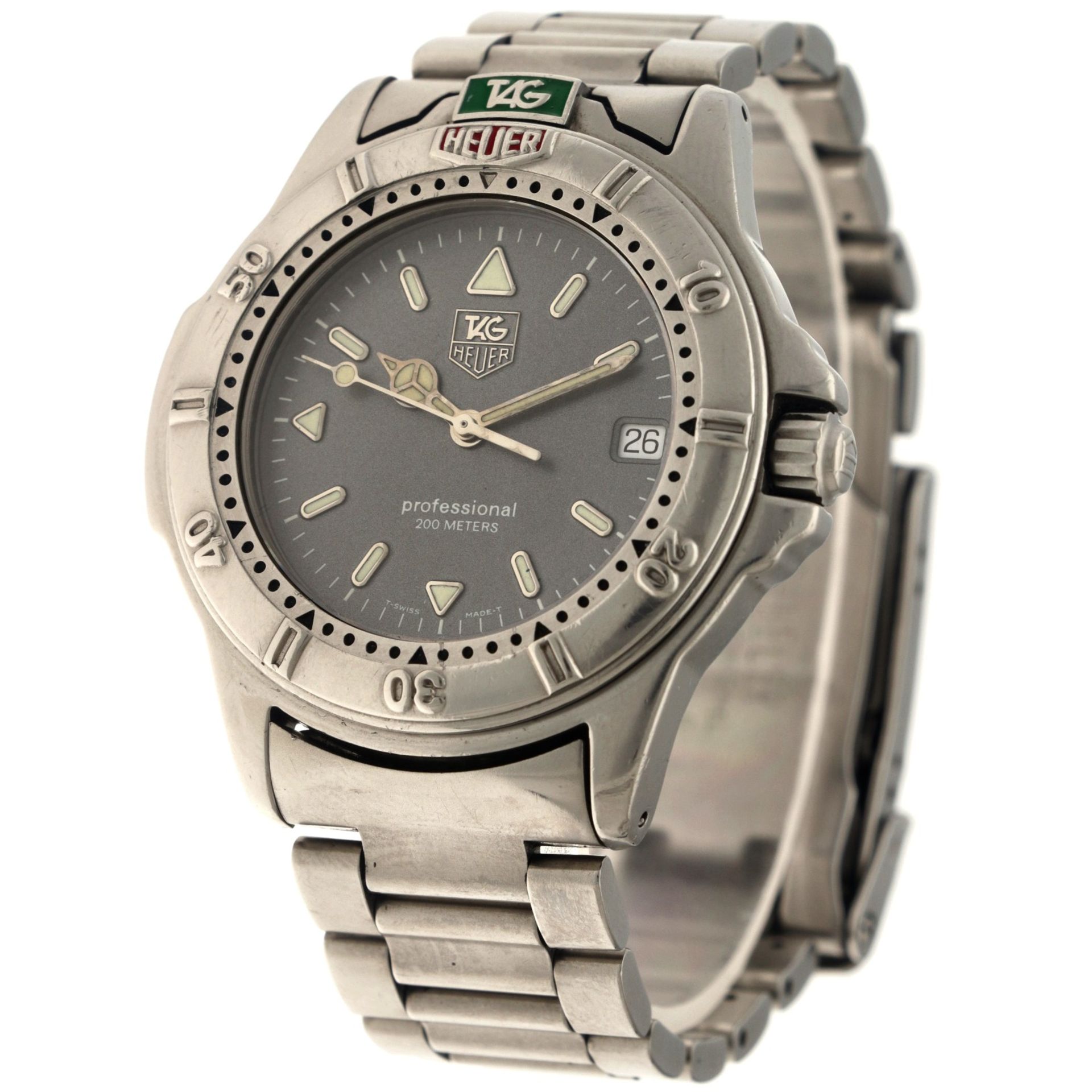 No Reserve - TAG Heuer Professional 200M WF1111-0 - Men's watch.  - Bild 2 aus 5