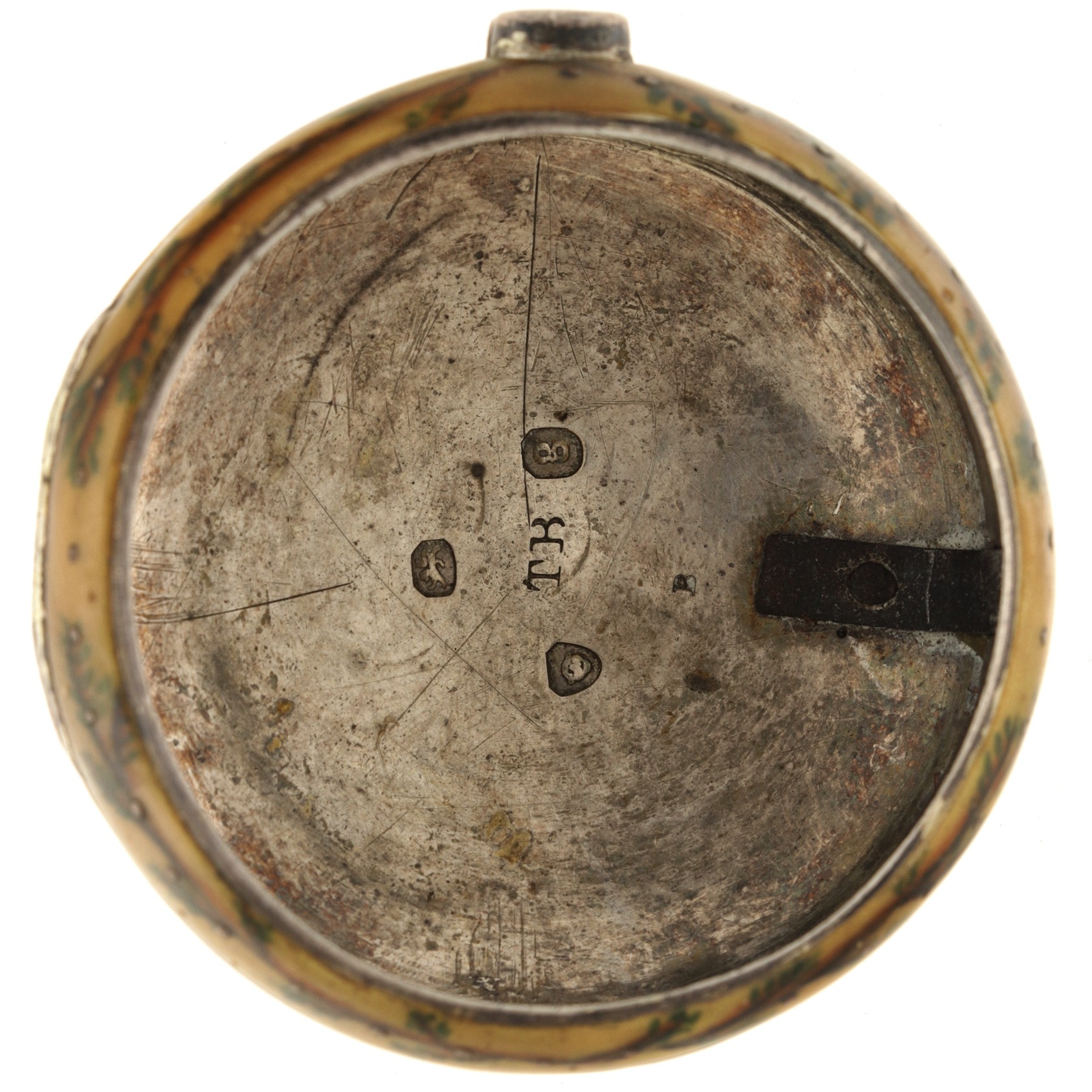 No Reserve - 'Huntercase' Silver (925/1000) - pocket watch case - approx. 1822, London. - Image 3 of 3