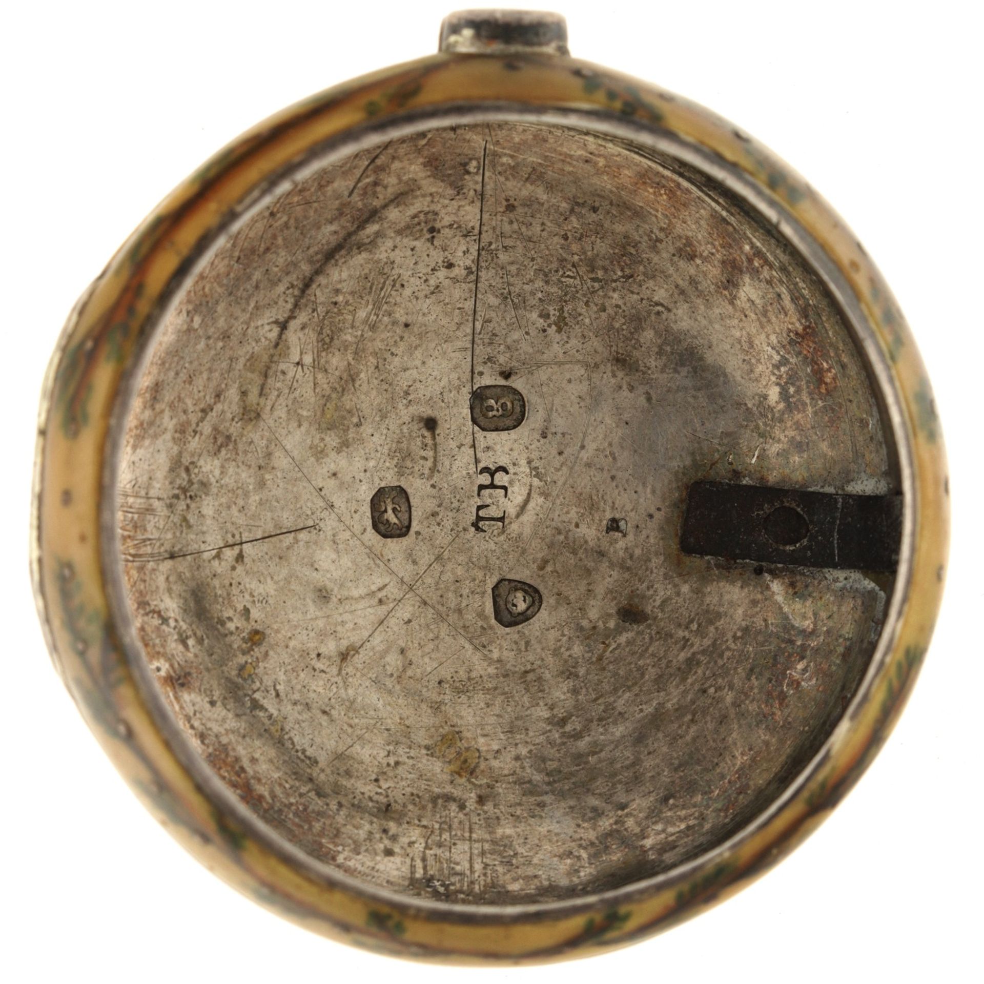 No Reserve - 'Huntercase' Silver (925/1000) - pocket watch case - approx. 1822, London. - Bild 3 aus 3