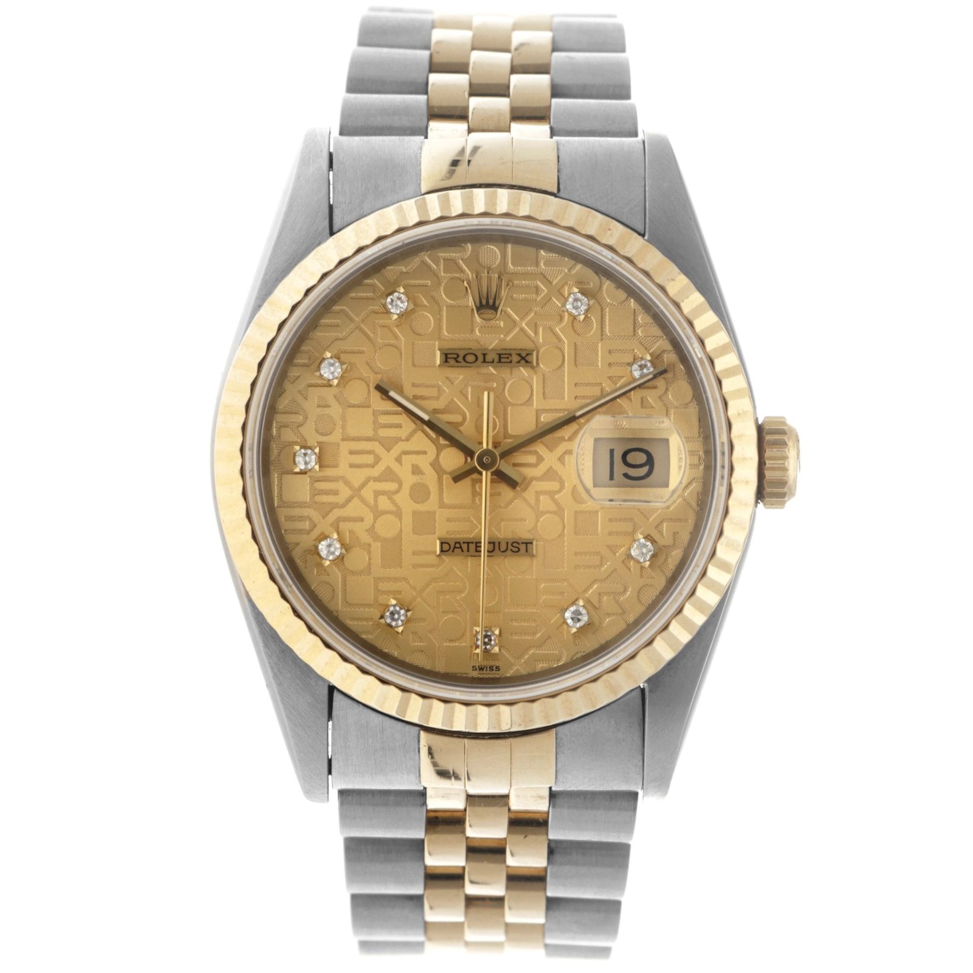 No Reserve - Rolex Datejust 36 "Computer/Jubilee Dial" 16233 - Men's watch - 1995.
