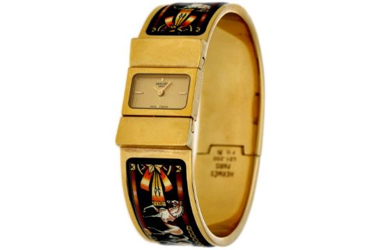 No Reserve - Hermès Loquet L01.201 - Dames horloge  - Bild 2 aus 5