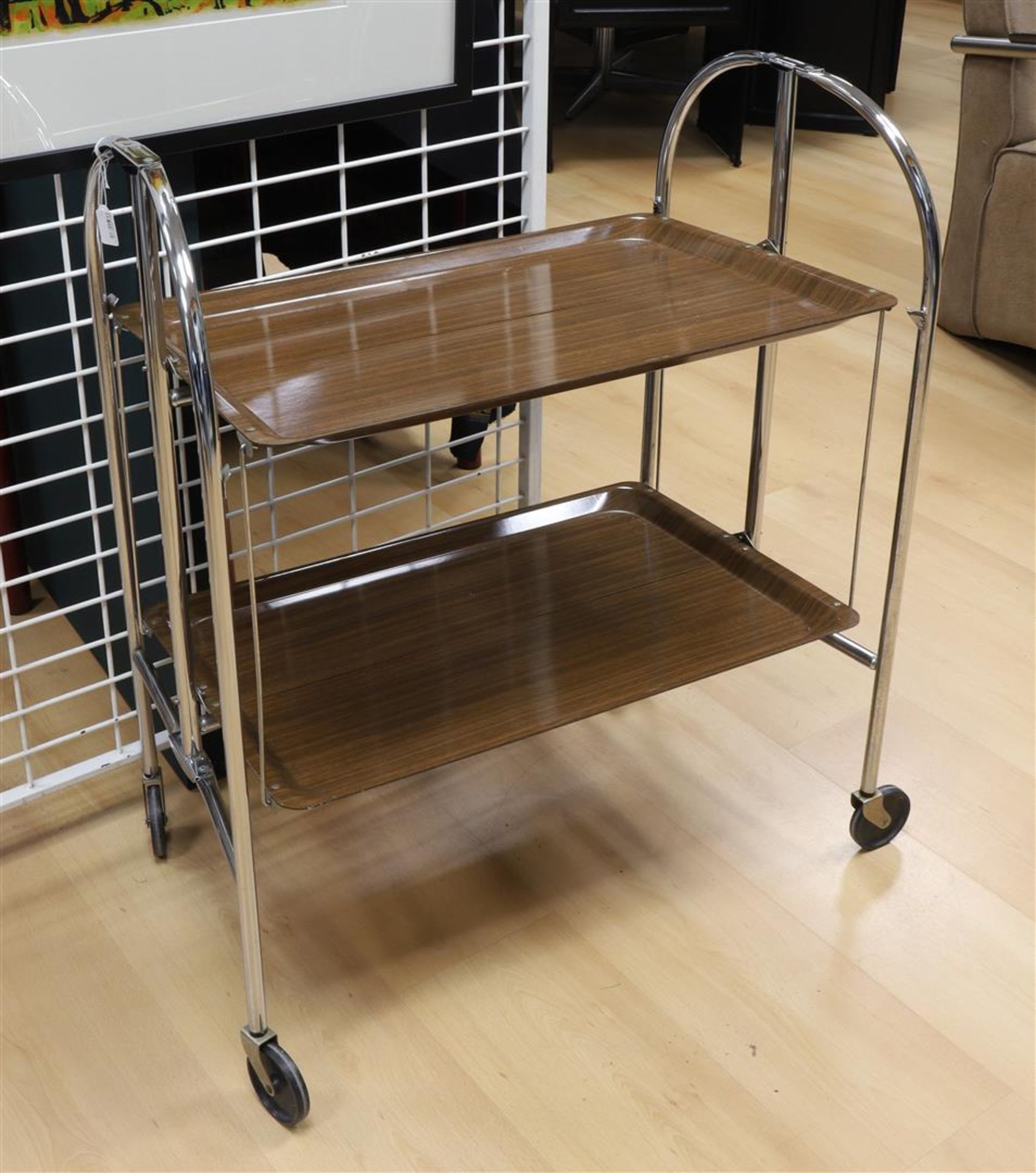 A vintage ADT serving trolley/tea trolley, 1950s.