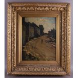 Waay van der, Nicolaas (Amsterdam 1855-1936) 'Village view of Laroche',
