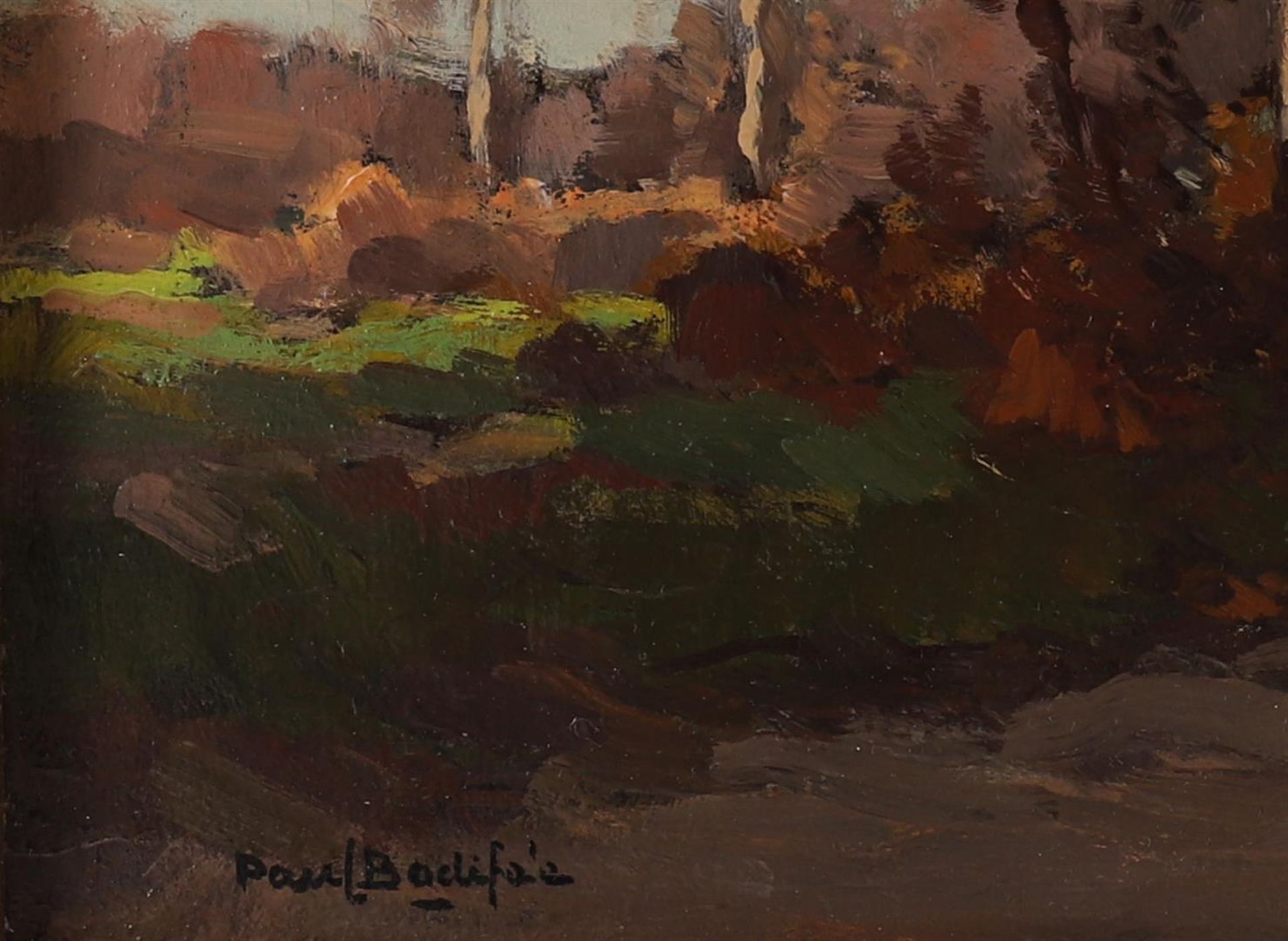 Bodifee, Johannes Petrus Paulus(Paul) (Amsterdam 1866-1938) 'Landscape' - Bild 2 aus 2