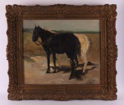 Dutch school 1st half 20th century 'Horses',