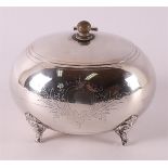 A 3rd grade silver tea box, 2nd half 19th century