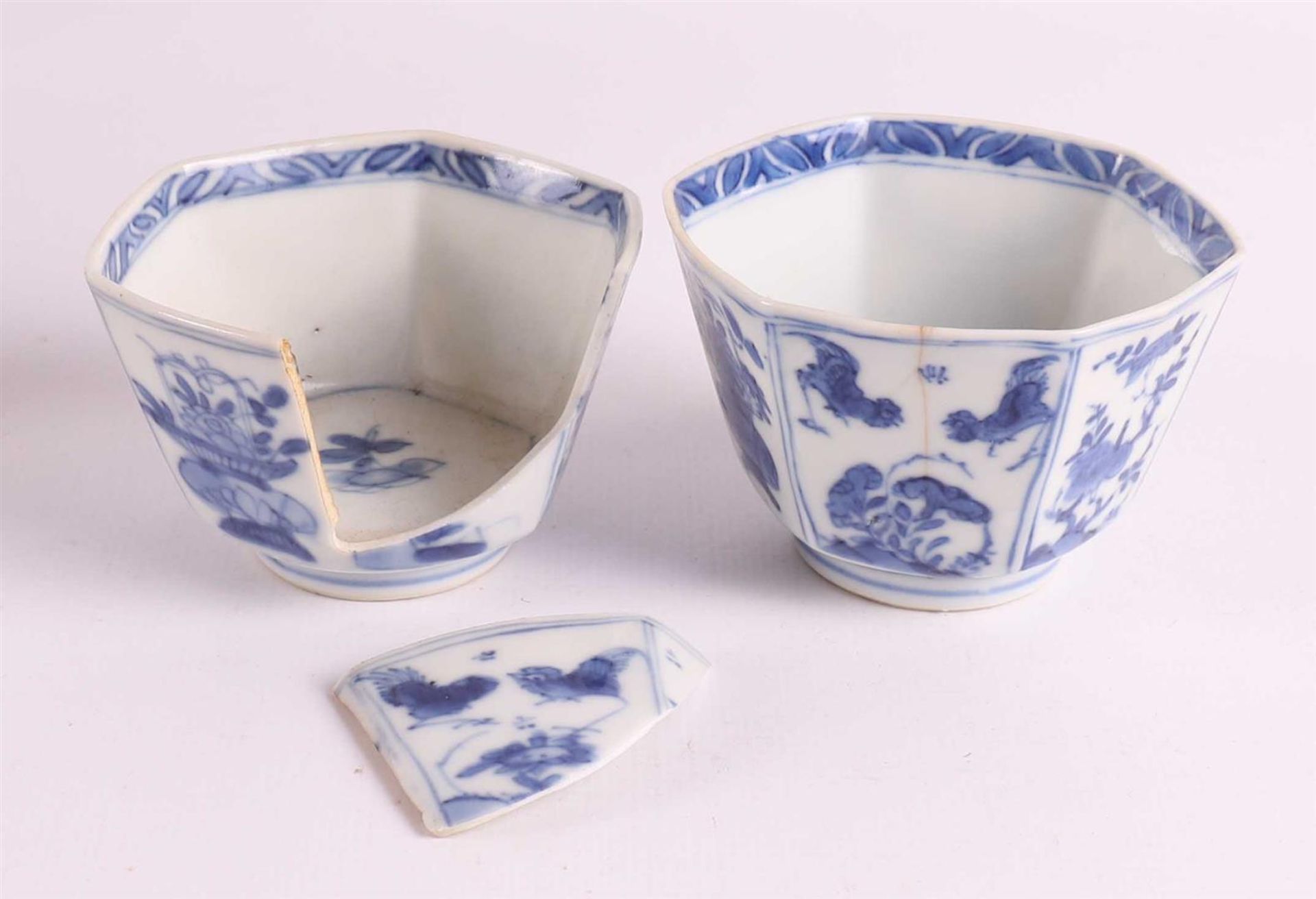 A lot of various Chinese porcelain, including cups and saucers, China 18th/19th  - Bild 6 aus 26