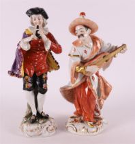 A porcelain musician, Germany, Volkstedt, early 20th century.