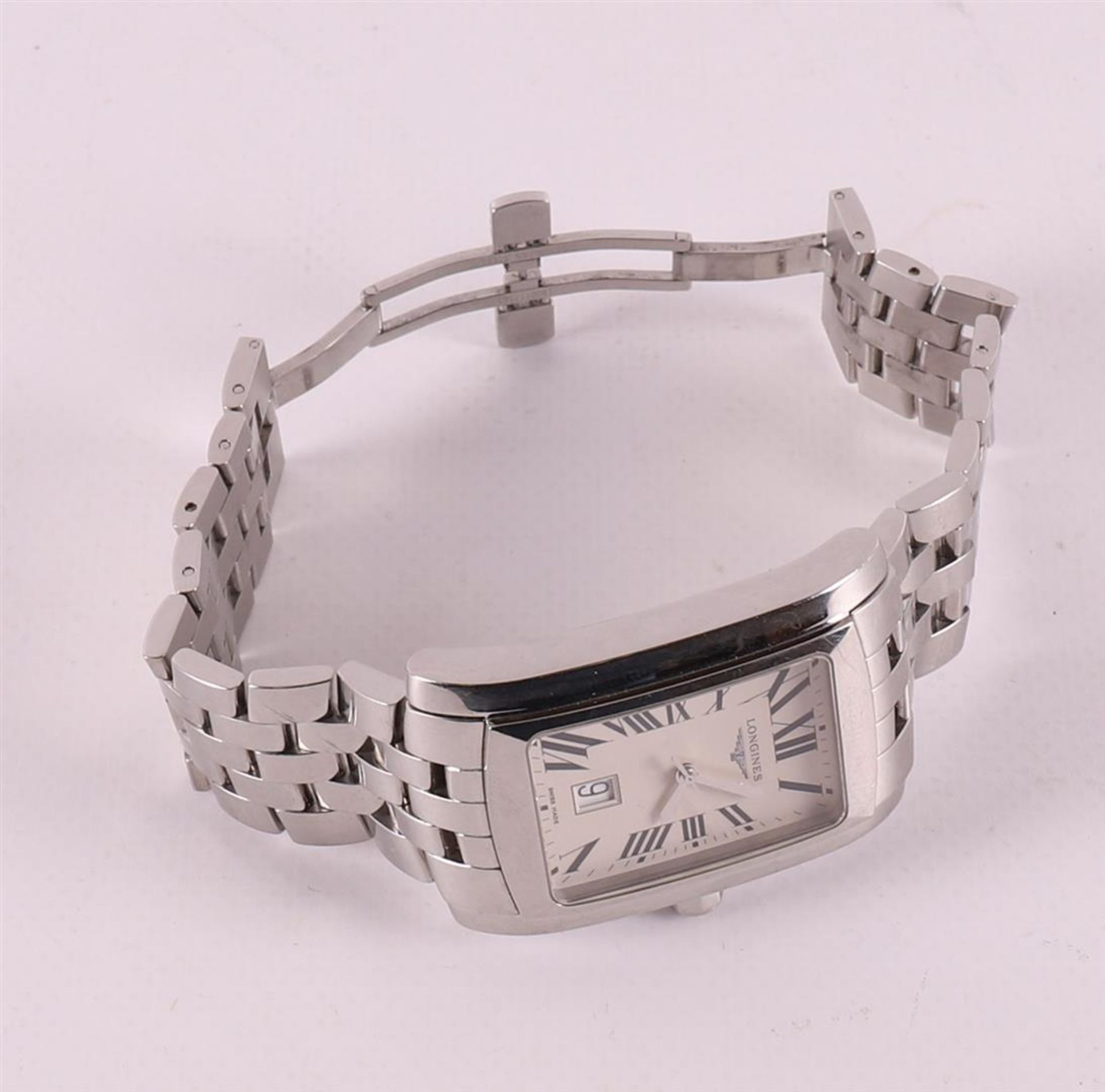 A Longine DolceVita men's wristwatch on original steel strap, ca. 2016. - Bild 3 aus 4