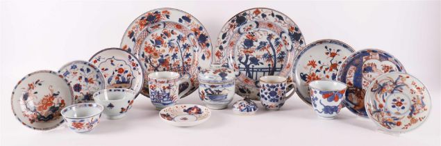 A lot of various Chinese Imari porcelain, China, 18th century.