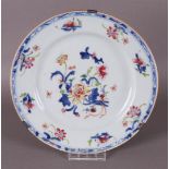 A porcelain famille rose plate, China, Qianlong, 18th century.