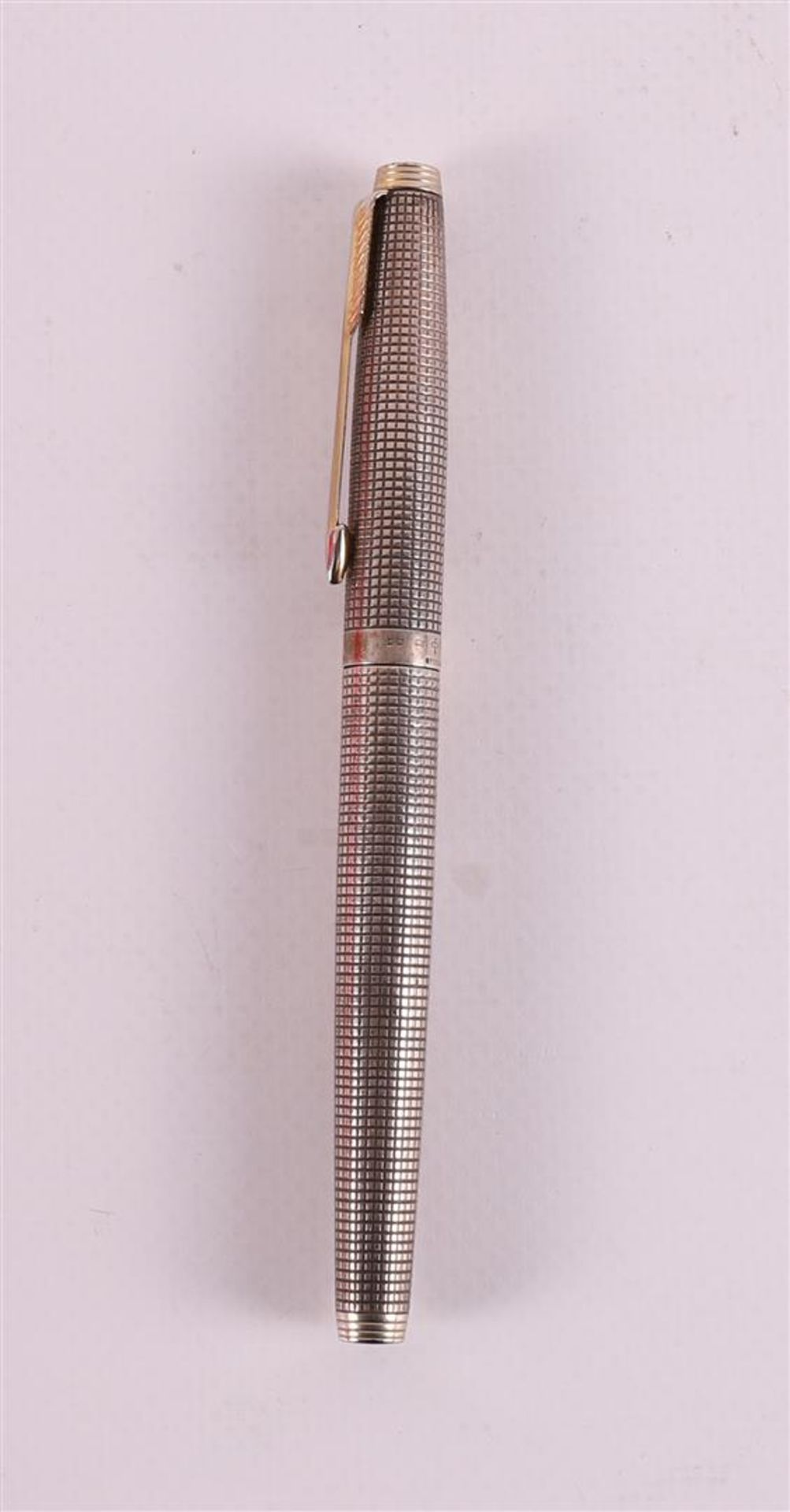A Parker fountain pen in Sterling silver frame, Parker Cap & Barrel USA.