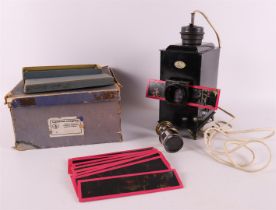 A magic lantern 'Laterna Magica' in original box, early 20th century.