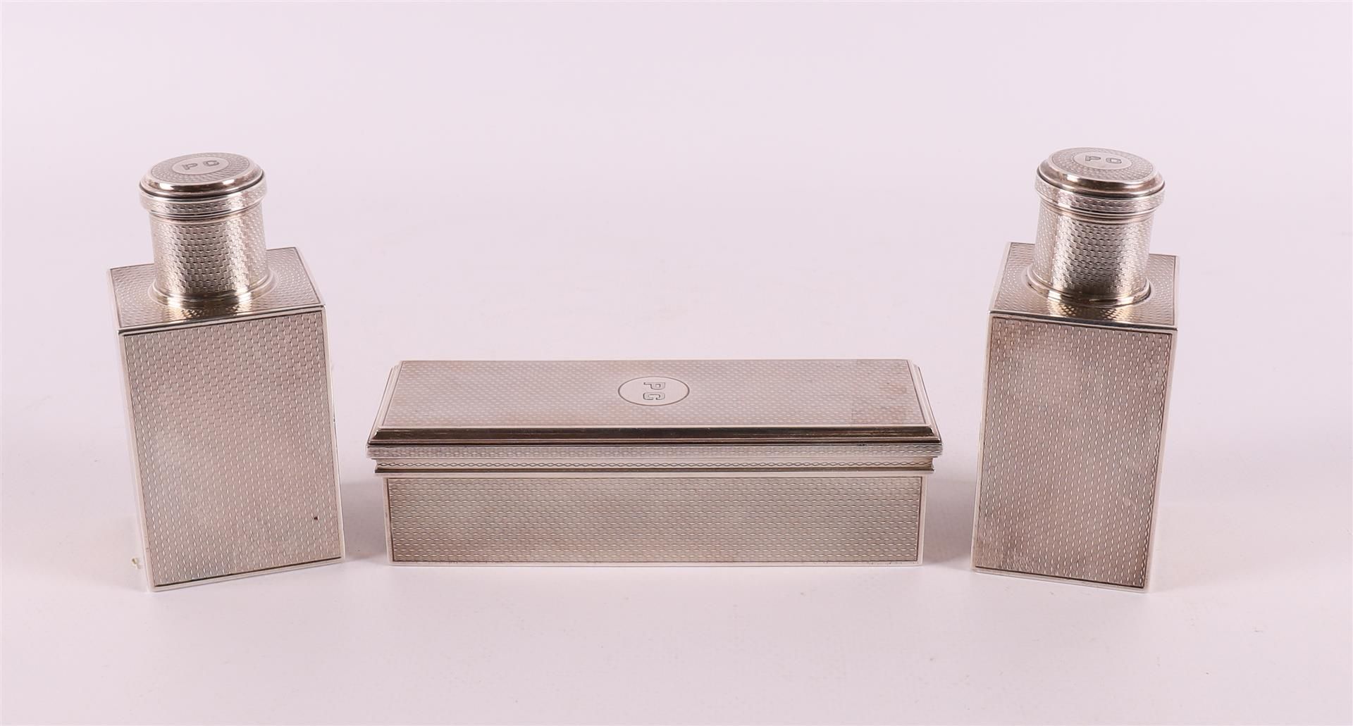 A first grade 950/1000 silver toilet set, Gustave Keller, France, 19th century