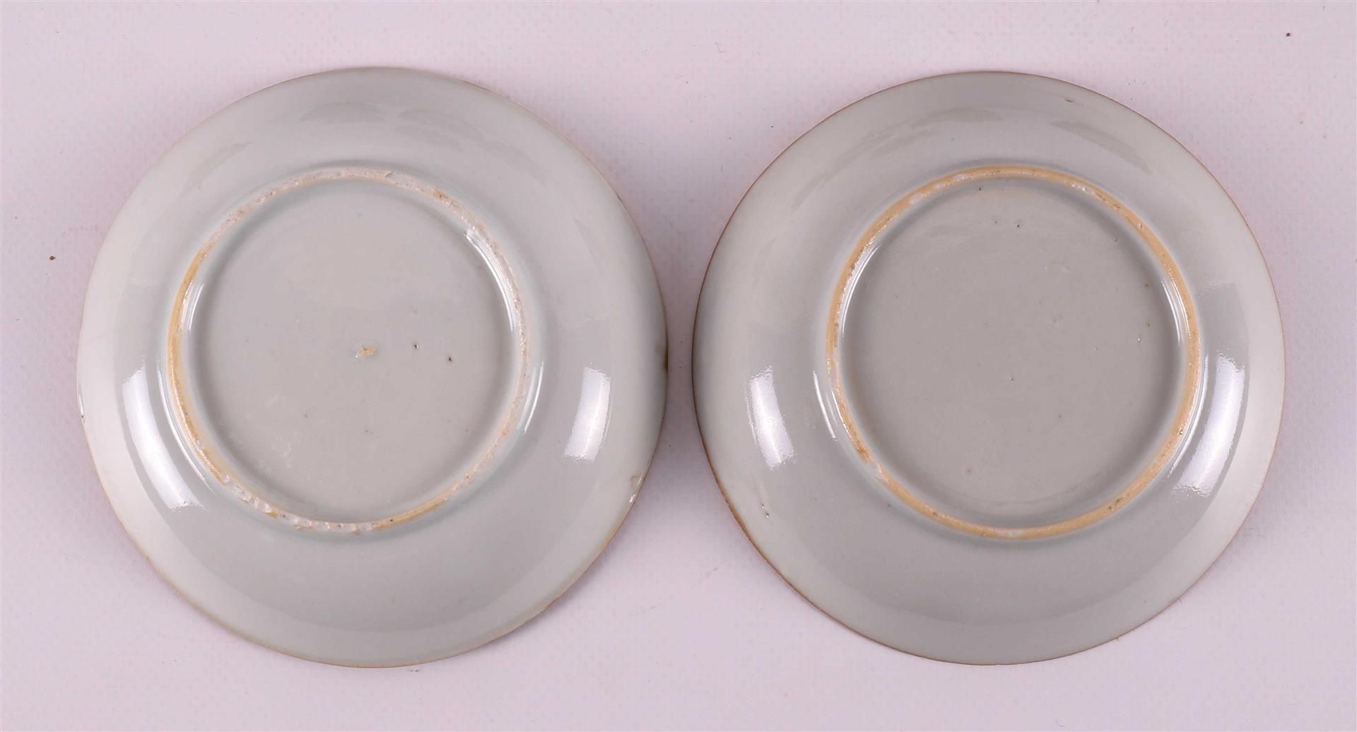 Seven famille rose porcelain cups and saucers, Batavia porcelain, China, - Image 12 of 27