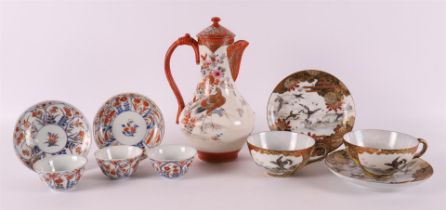 A lot of various Japanese porcelain, Japan, including Meiji, around 1900.