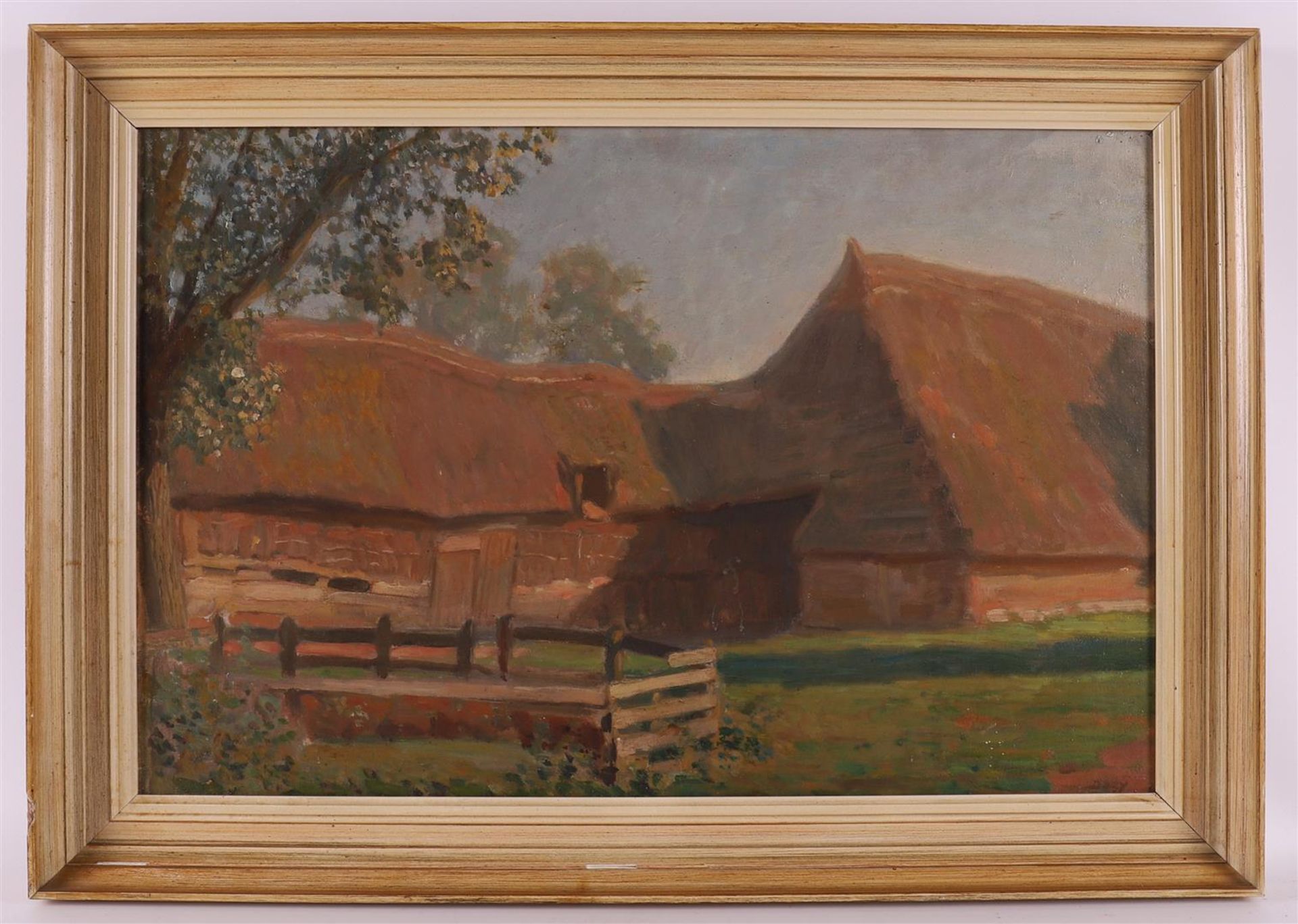 Dozy, Reinhart (Nijmegen, 1880-1947) 'Secret house of a farm',