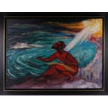 Vries de, Jannes (1901-1986) “Messiah paints the sea”,